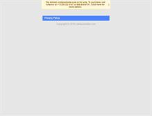 Tablet Screenshot of campusmotel.com